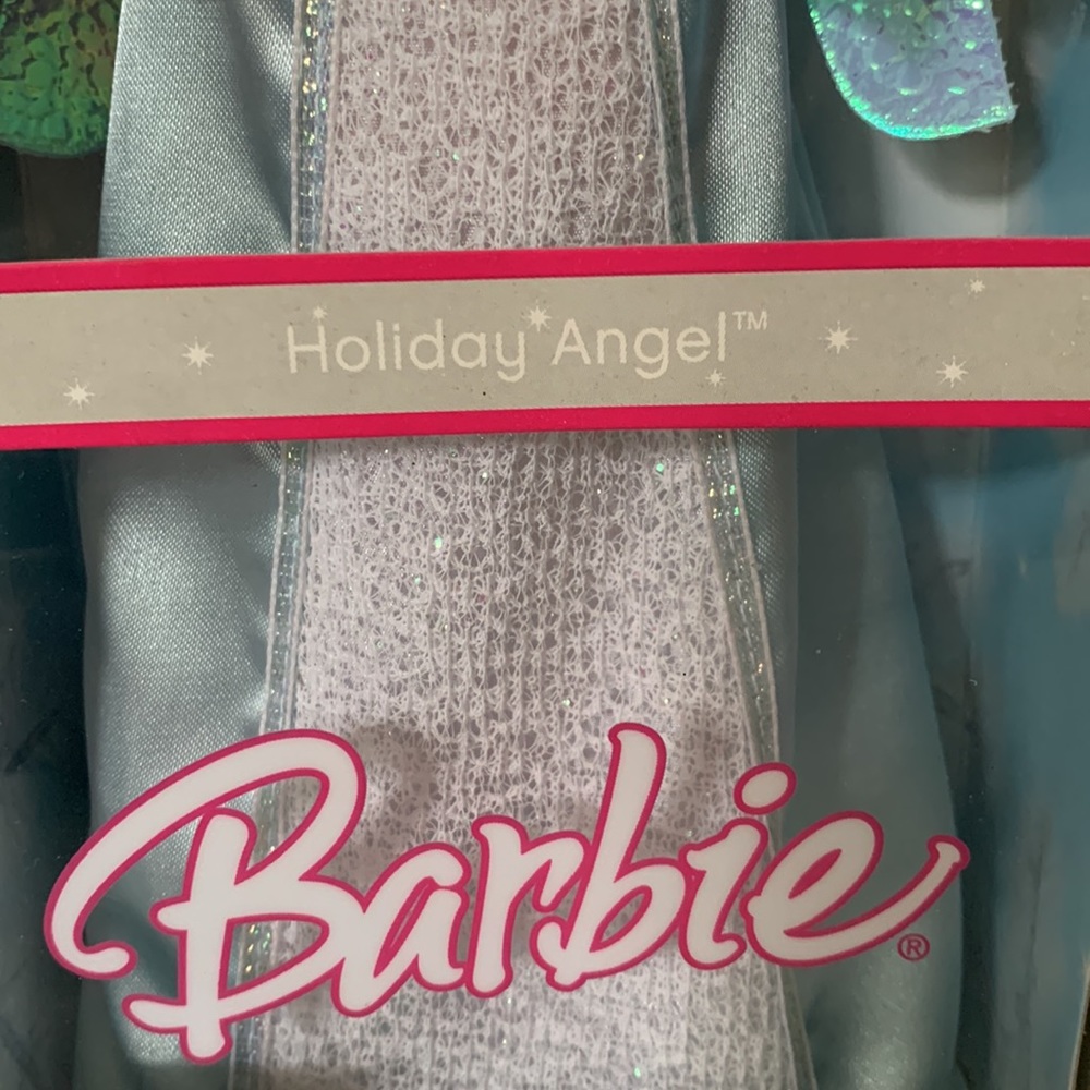 Barbie Holiday Angel Navideno in Blue and Silver Gown NEW - Picture 3 of 4